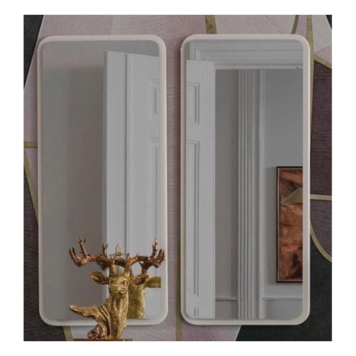 Salle à manger NETT blanc, doré et effet marbre