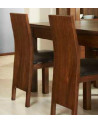Comedor completo CASSETTI roble macizo oscuro