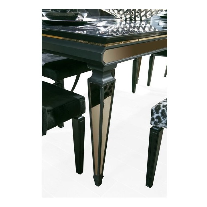 Salle à manger IMAJ effet marbre noir