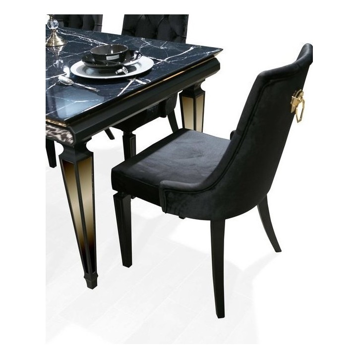 Comedor completo CASSETTI roble macizo oscuro