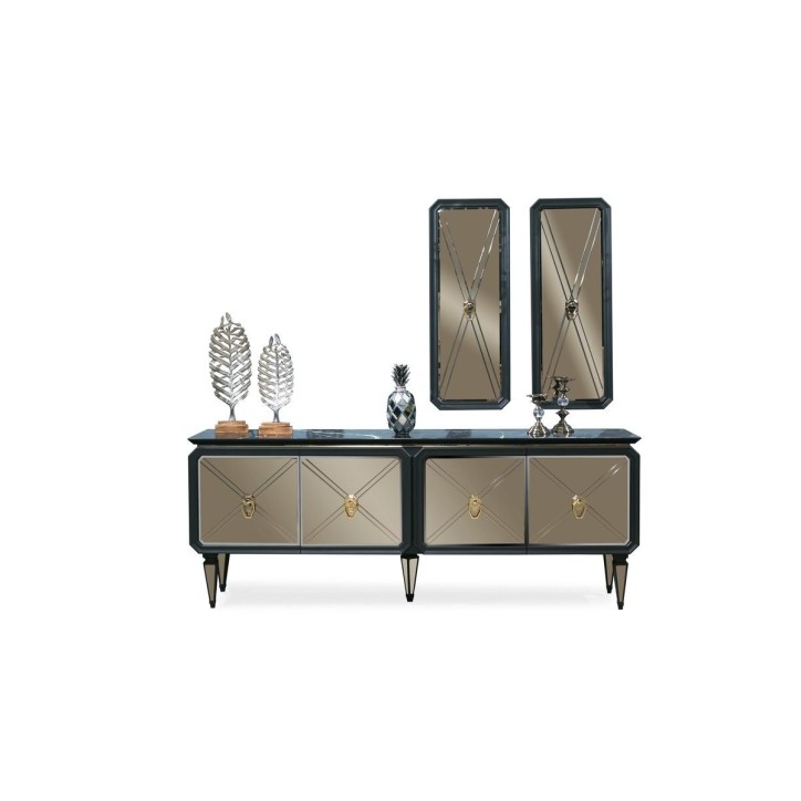 Salle à manger IMAJ effet marbre noir