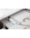 Salle à manger PARS blanc et effet marbre