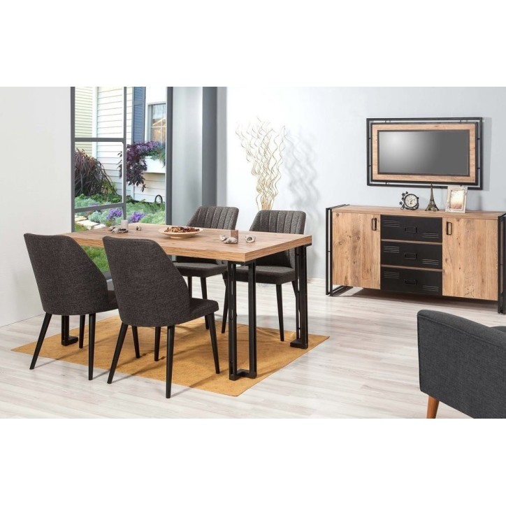 Salle à manger RIO Anthracite