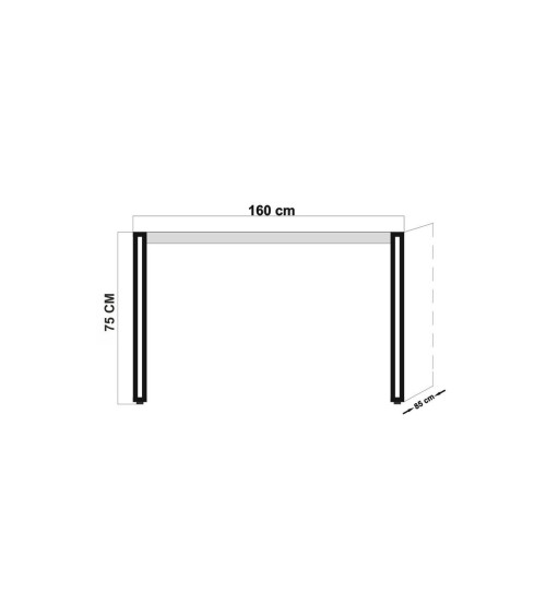 Salle à manger RIO Anthracite