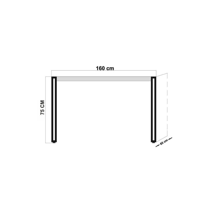 Salle à manger RIO Anthracite