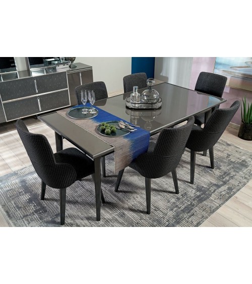 Salle à manger AQUA anthracite