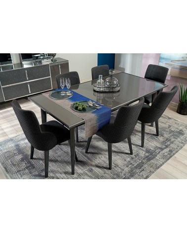 Salle à manger AQUA anthracite