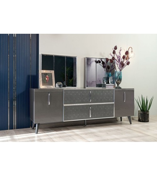 Salle à manger AQUA anthracite