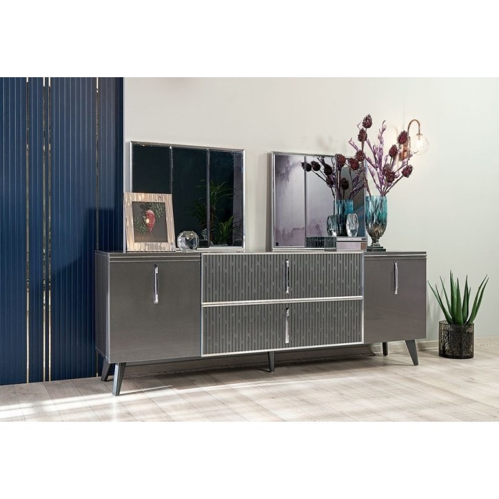 Salle à manger AQUA anthracite