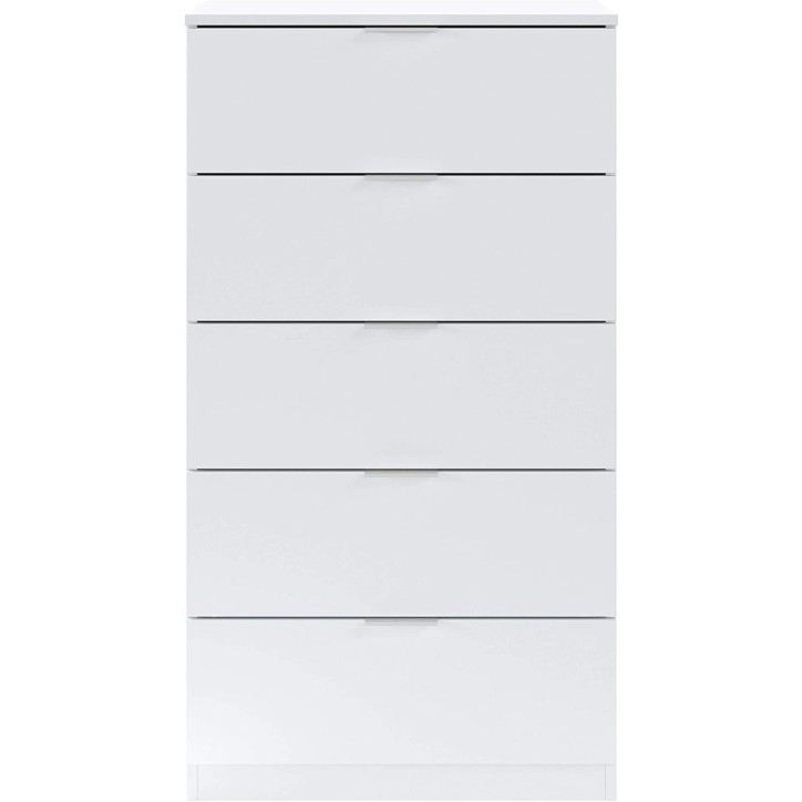 Cassettone Artik bianco a 5 cassetti 60 x 110 x 40 cm