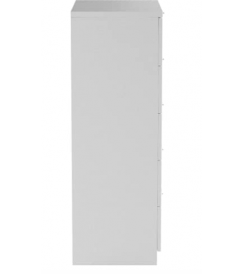 Cassettone Artik bianco a 5 cassetti 60 x 110 x 40 cm