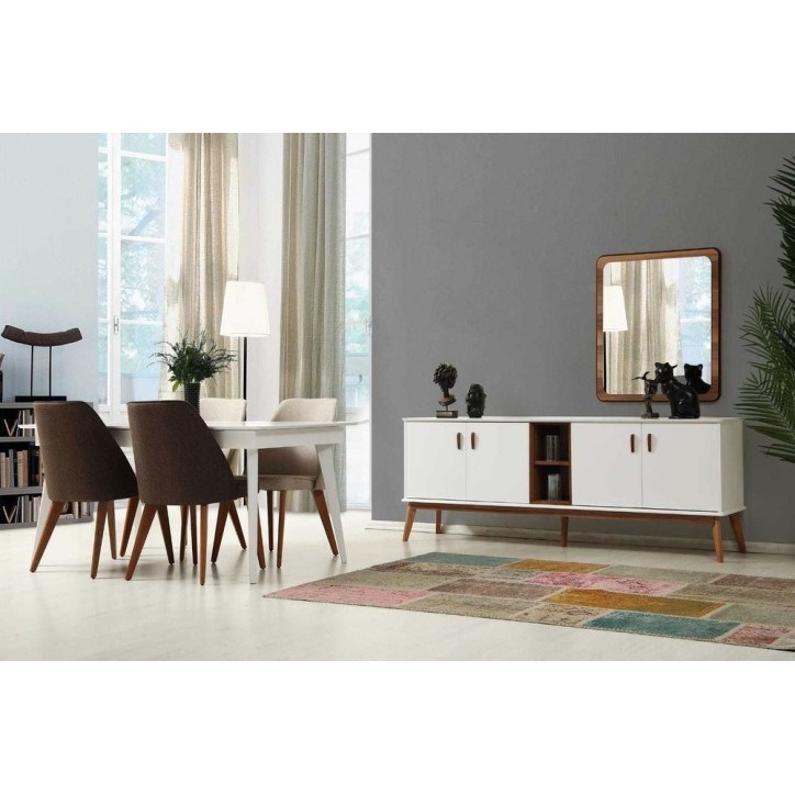 Salle à manger TEXAS blanc