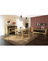 Comedor completo CORINO roble claro