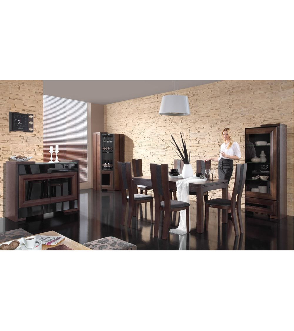 sala de jantar CORINO carvalho escuro