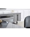 Buffet NEST 2 portes 2 tiroirs 216 cm gris