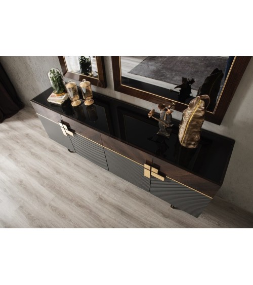 Salle à manger LOC bois et anthracite