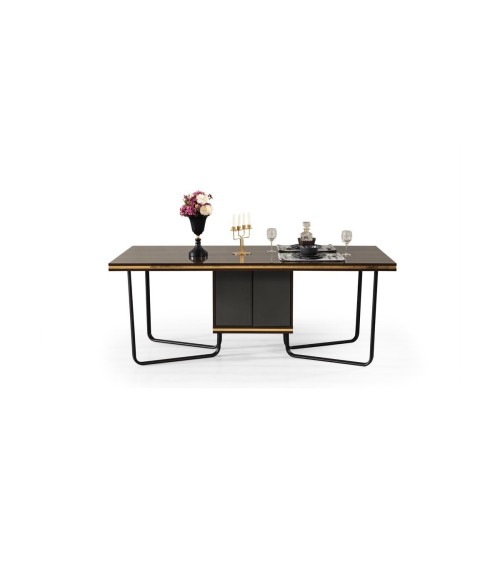 Salle à manger LOC bois et anthracite