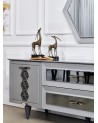 Buffet NEST 2 portes 2 tiroirs 216 cm gris