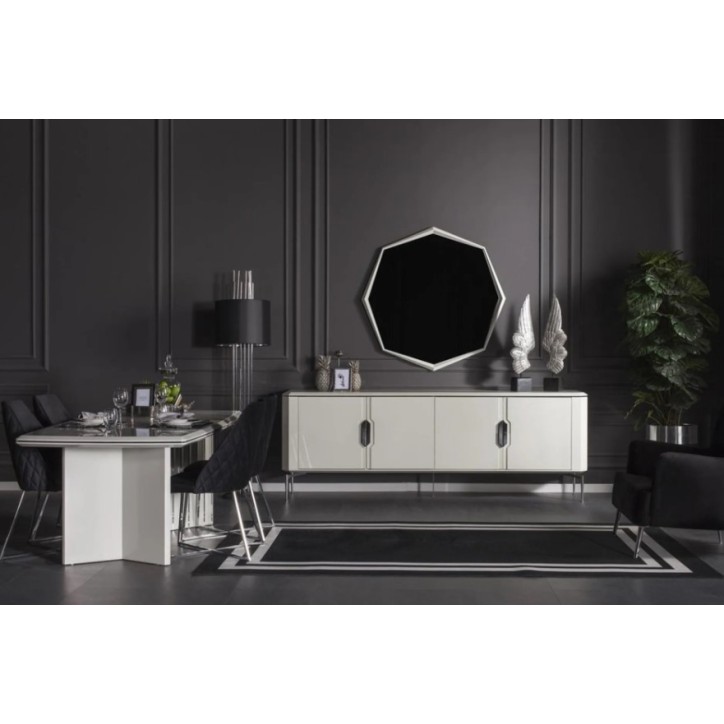 Salle à manger LIMA blanc