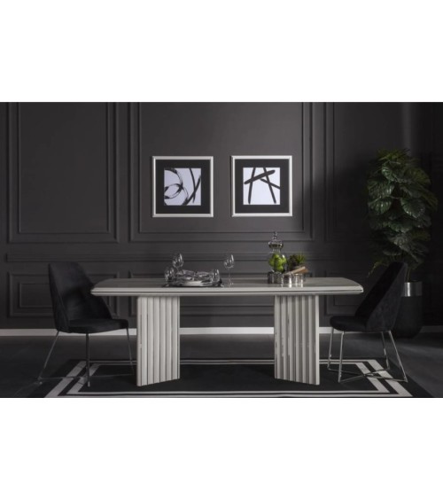 Salle à manger LIMA blanc