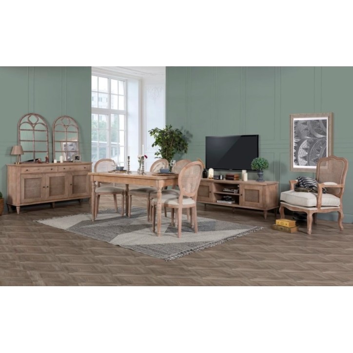 Salle à manger en bois de hêtre ORLANDO