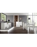 Salle à manger VITTORIA blanc laqué
