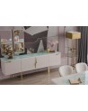 Buffet NETT 4 portes 220 cm blanc
