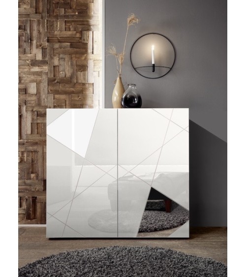 Salle à manger VITTORIA blanc laqué