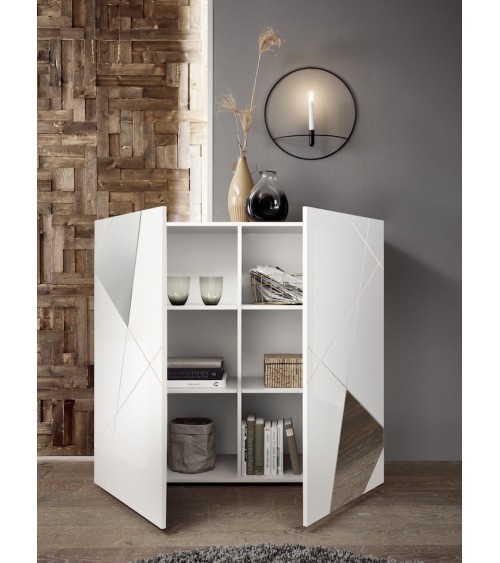 Salle à manger VITTORIA blanc laqué