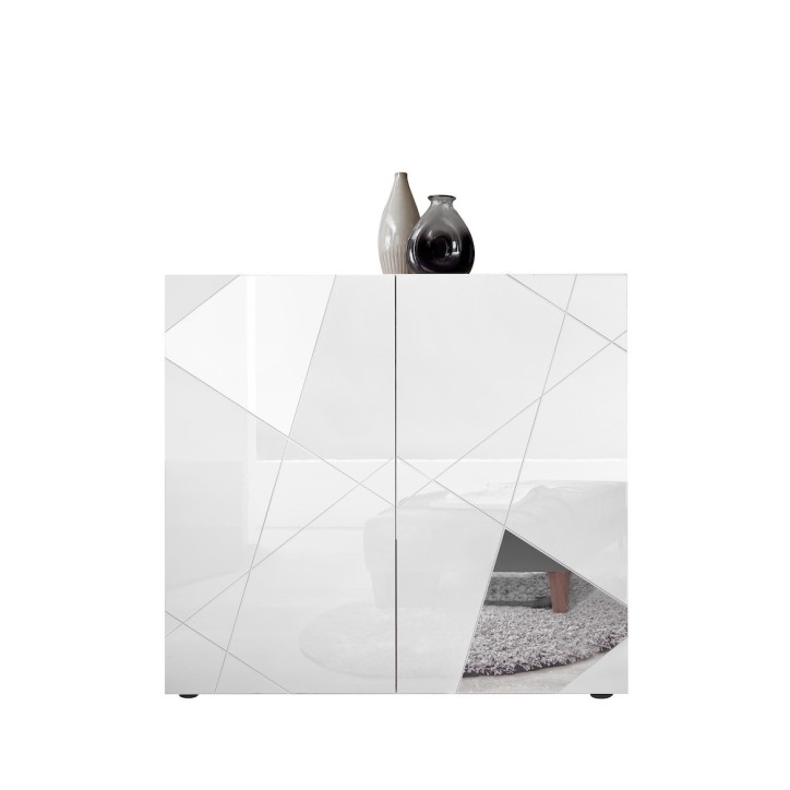 Salle à manger VITTORIA blanc laqué