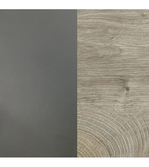 Credenza a 3 ante 150 x 41 x 76 cm Rovere Alaska grigio antracite