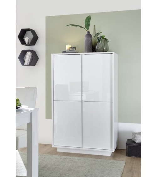 Salle à manger ICE blanc laqué