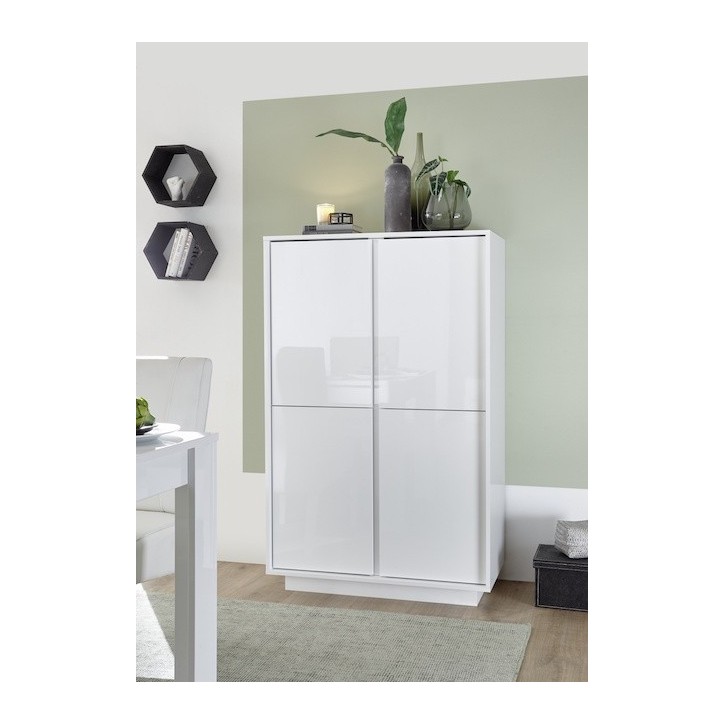 Salle à manger ICE blanc laqué