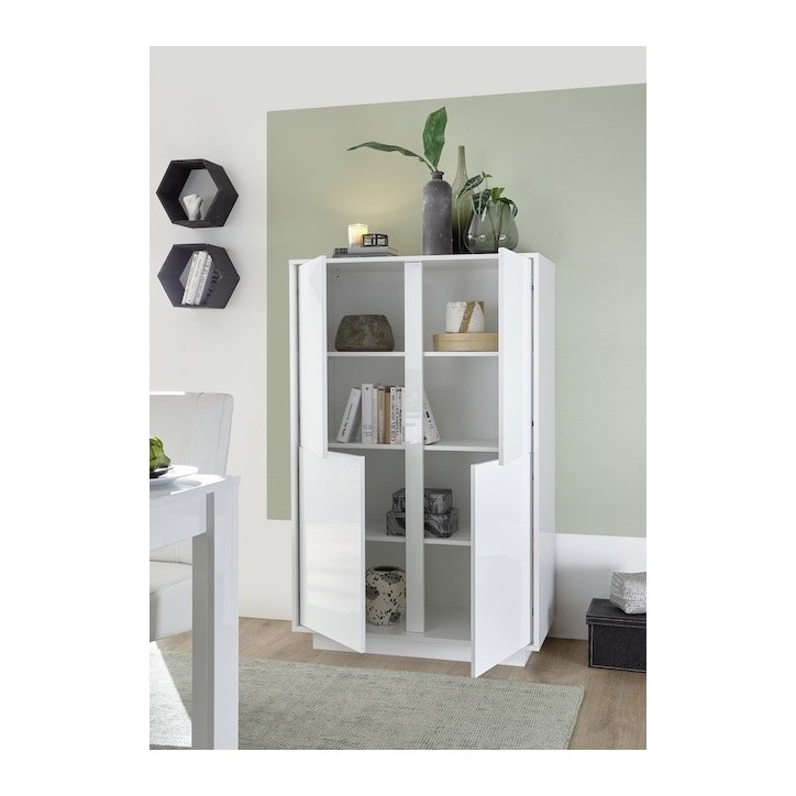 Salle à manger ICE blanc laqué