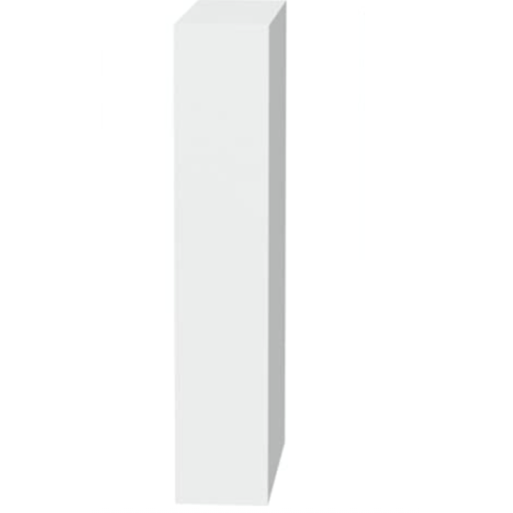 Estante 4 prateleiras + 2 portas 94 x 35 x 181 cm artik branco-branco polido