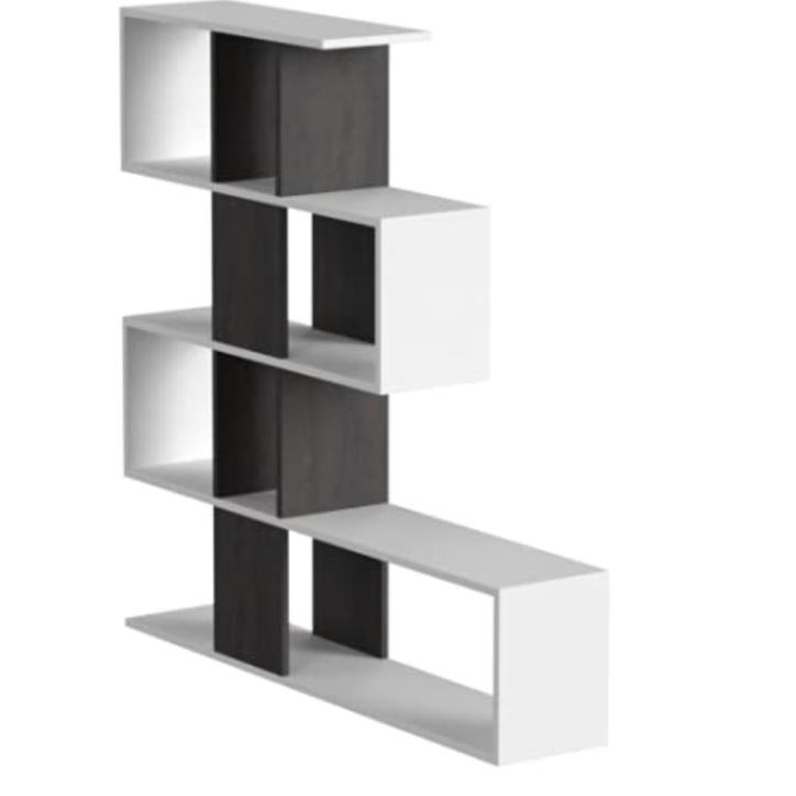 Estante de efeito industrial 145 x 29 x 145 cm branco artik