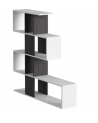 Librería 145 x 29 x 145 cm blanco artik-efecto industrial