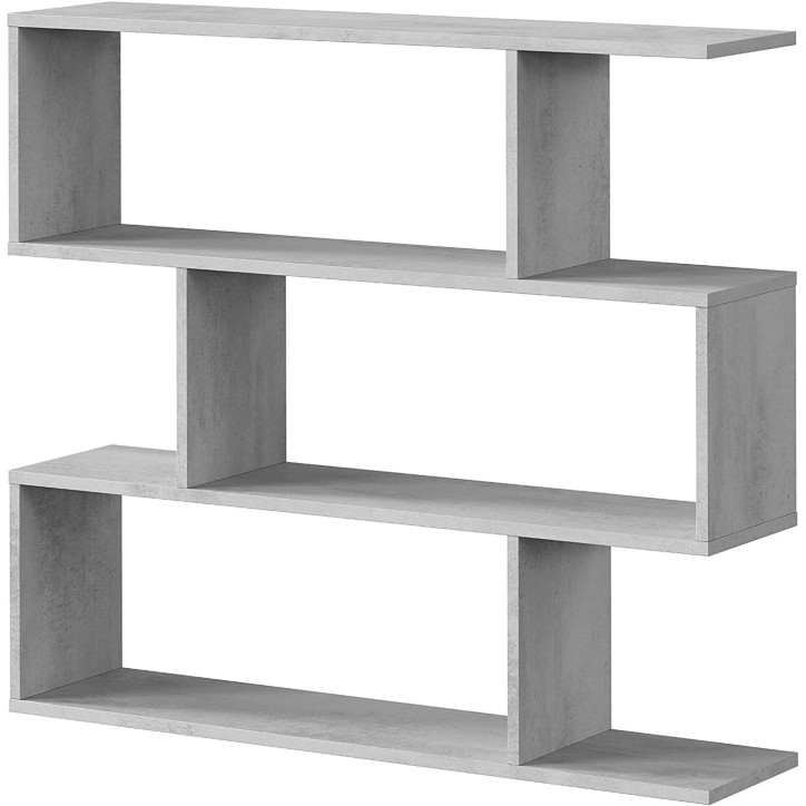 Laag plateau met 3 etages 110 x 25 x 97 cm beton