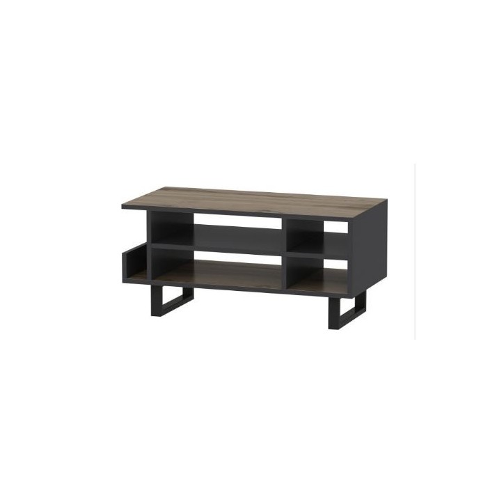 Table basse LENO 90x45x43 cm métal et bois