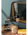 Buffet CURVE 4 portes + miroir 225 cm noyer