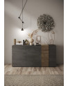 Buffet 3 portes VENUS Titan/Mercury 181 cm