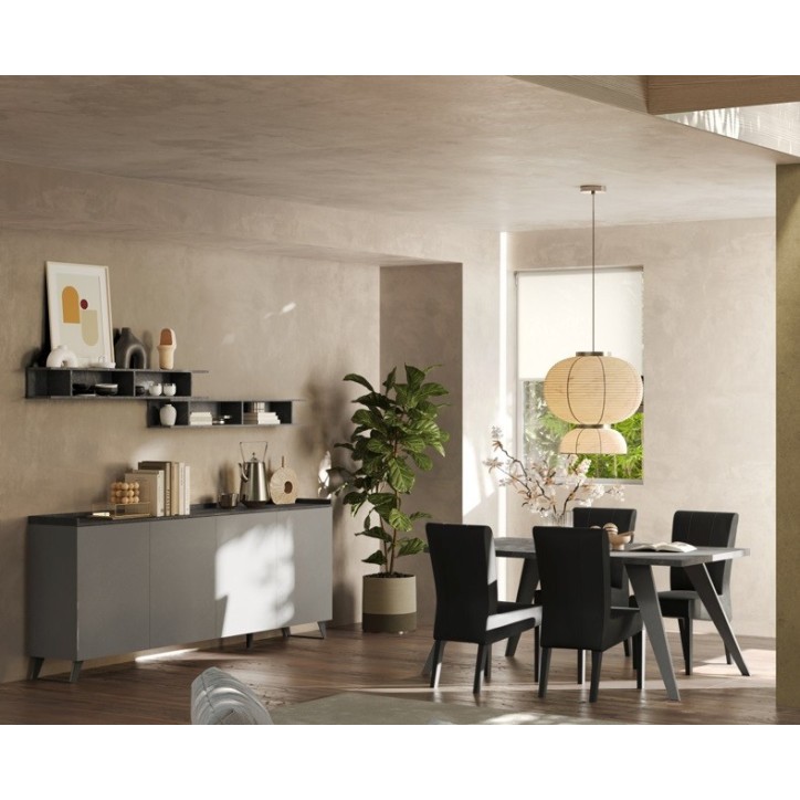 Salle à manger PAUL Plomb et ardoise