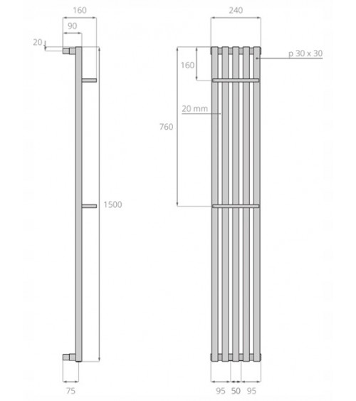 Riscaldatore elettrico BATNA