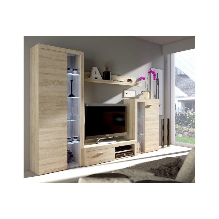 Conjunto de salon Vanillo roble Sonoma