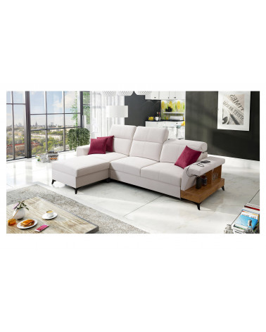 Canapé d'angle convertible BELUTTI 292 x 180 cm