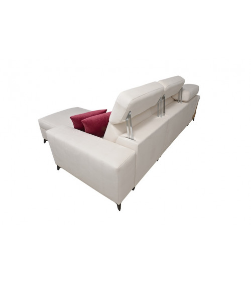 BELUTTI 292 x 180 cm divano letto angolare bianco