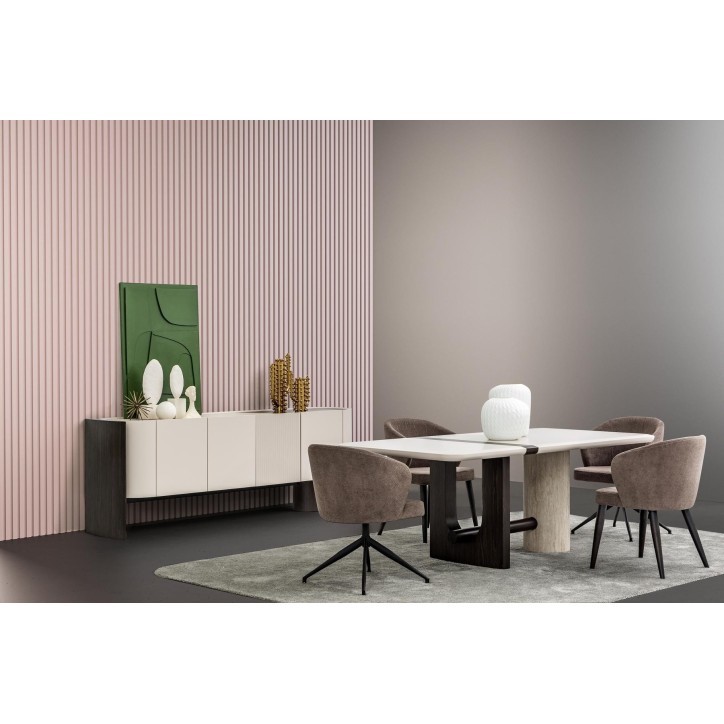 Ensemble salle à manger FIN écru