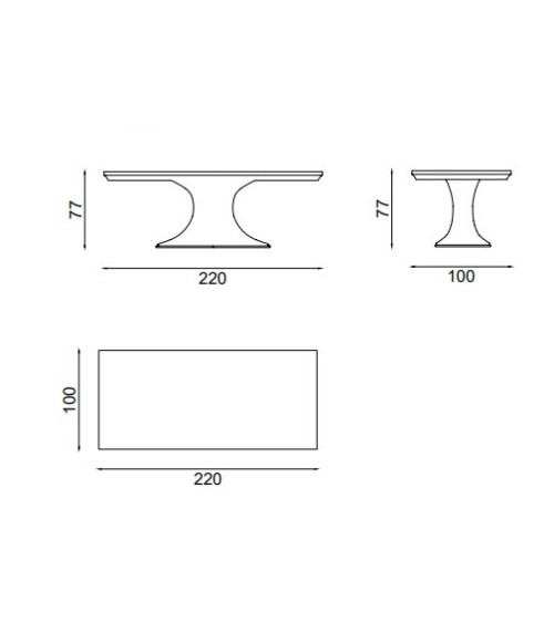 Ensemble salle à manger INFINITY écru