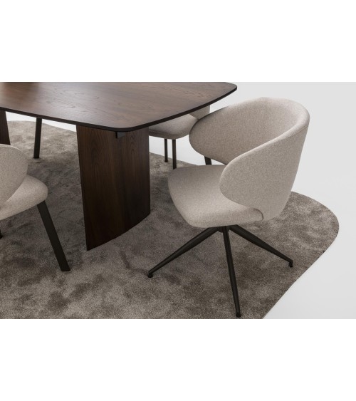 Ensemble salle à manger MATEO chêne et crème