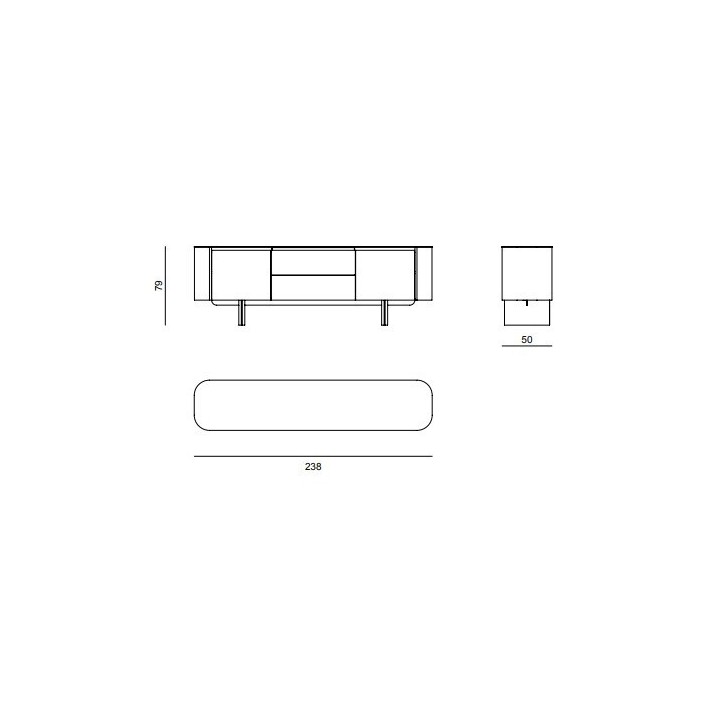 Ensemble salle à manger MATEO chêne et crème